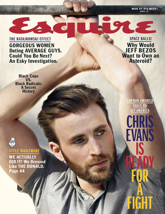 Chris Evans Esquire Cover