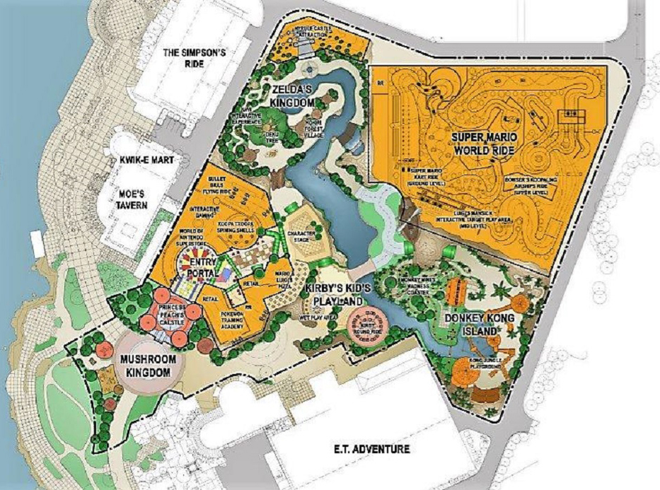 Mario World park Map