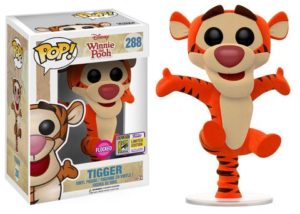 Pop! Disney: Winnie the Pooh – Bouncing Tigger (Flocked)