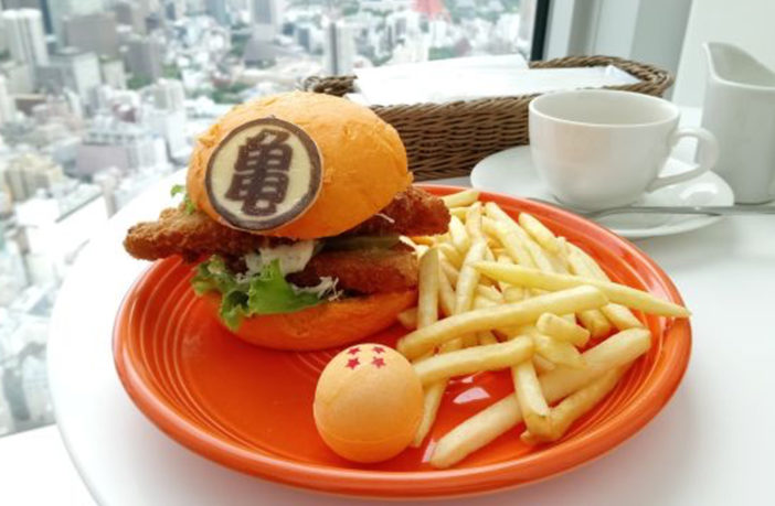 Dragon Ball hamburguesa japon
